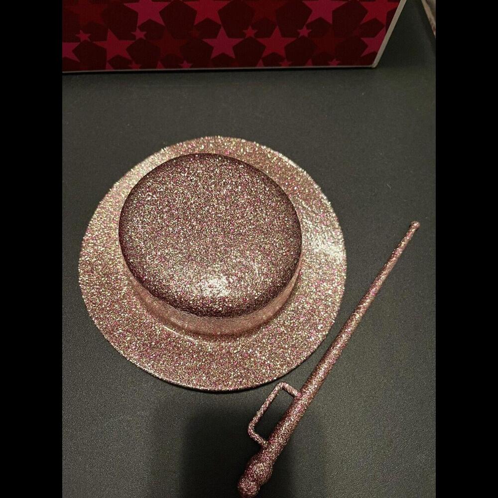 ❤️❤️❤️American Girl Glittery Top Hat and Cane from Tap Dance Outfit - Marisol